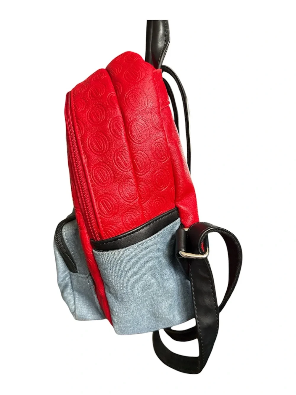 Bioworld Super Mario Icon Patches Embossed Mini Backpack.
